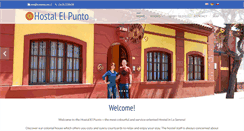 Desktop Screenshot of hostalelpunto.cl